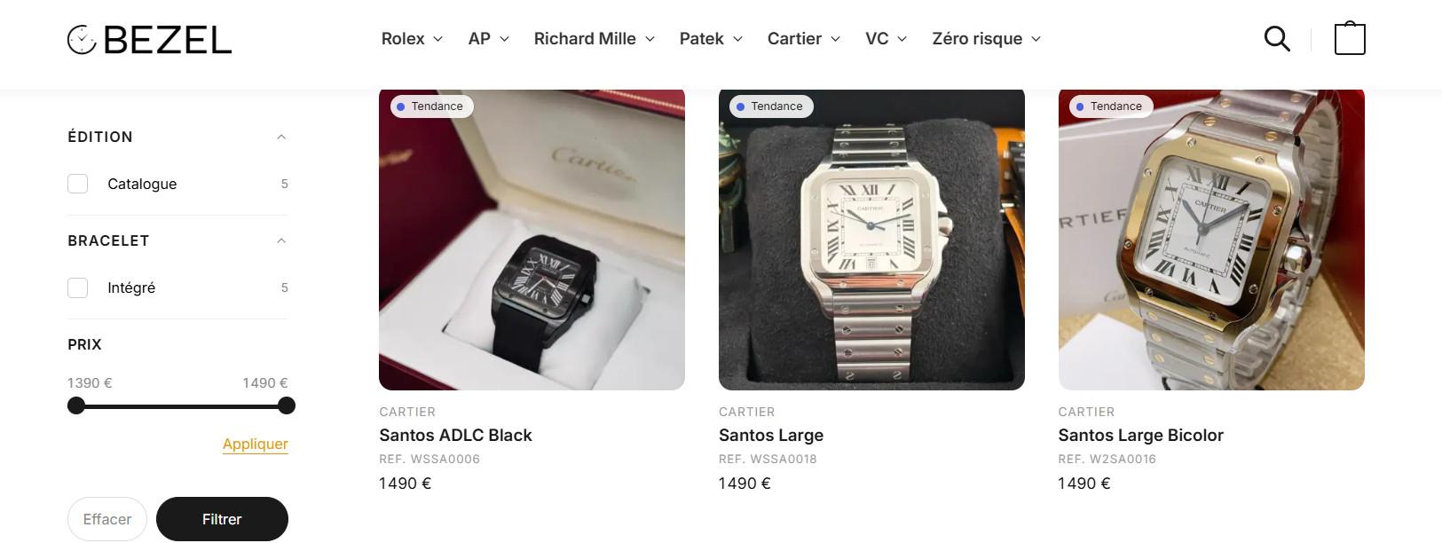 bezel.is france